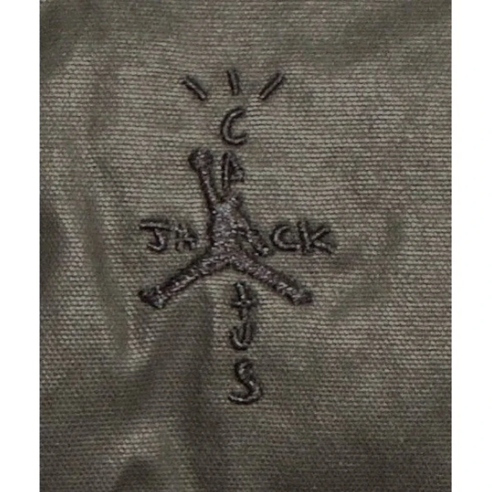Air Jordan x Travis Scott Cactus Jack Waxed Black Jacket DZ5474-010 Men's M NEW - Picture 10 of 16